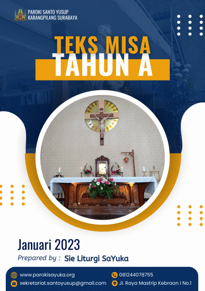 Teks Misa Tahun A Edisi Januari 2023